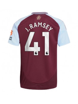 Aston Villa Jacob Ramsey #41 Replika Hemmakläder 2024-25 Kortärmad